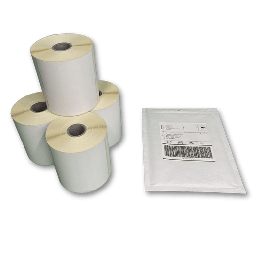 Pakke i Postkassen etiketter 4 ruller, 100 x 100mm á 500 etiketter - Logistra AS