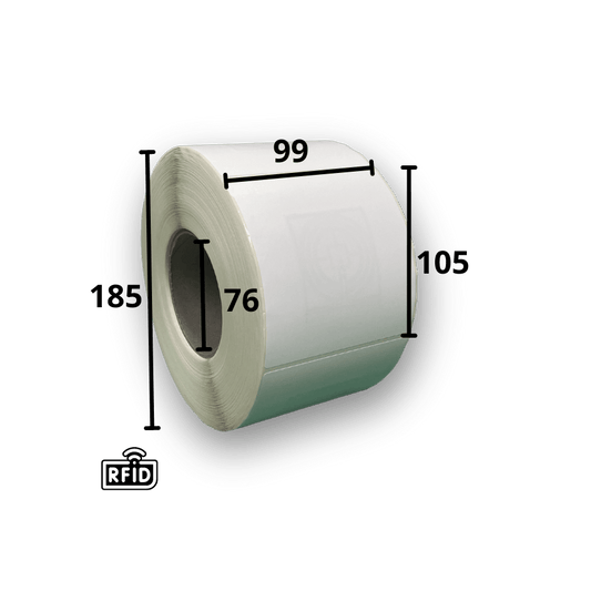 RFID Postetikett 1 rull, à 1000 postetiketter - Logistra AS