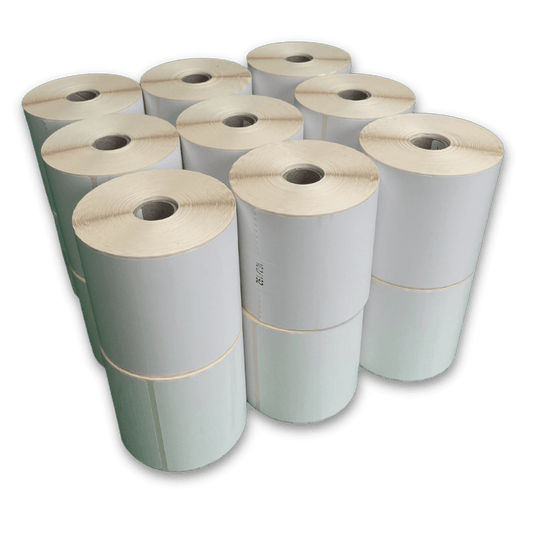 Postetikett 18 ruller, 102x192 mm. à 350 postetiketter - Logistra AS