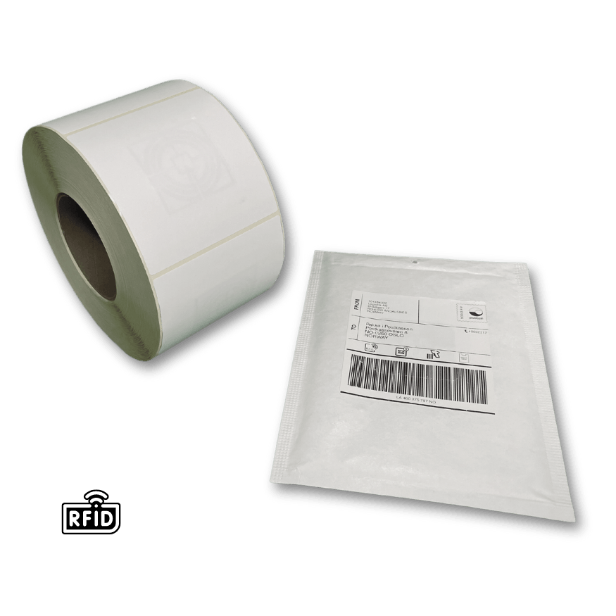RFID Fraktetiketter 3 ruller, à 1000 Fraktetiketter - Logistra AS