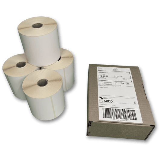 Fraktetiketter 4 ruller, à 350 fraktetiketter 102x192 mm - Logistra AS
