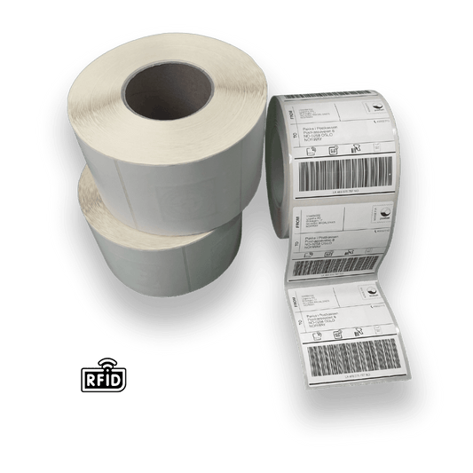 RFID Fraktetiketter 3 ruller, à 1000 Fraktetiketter - Logistra AS